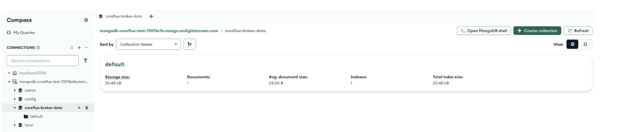 Testing Database Connection